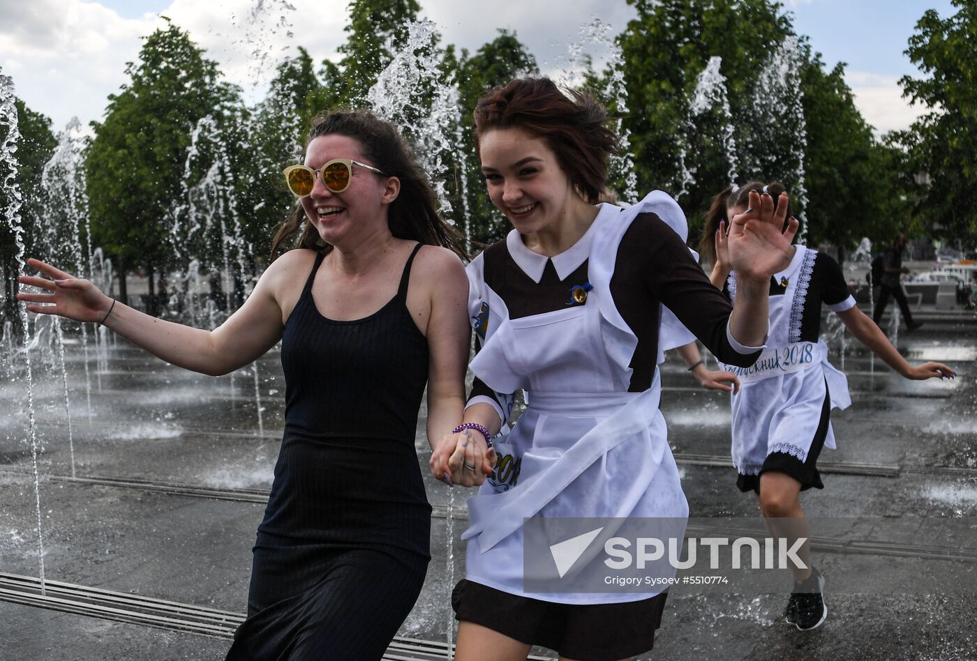 Farewell Bell celebration in Moscow