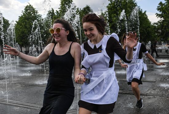Farewell Bell celebration in Moscow