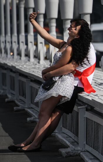 Farewell Bell celebration in Moscow