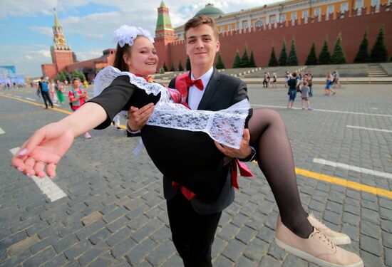 Farewell Bell celebration in Moscow