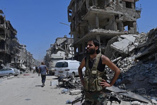 Yarmouk refugee camp in south of Damascus freed from militants