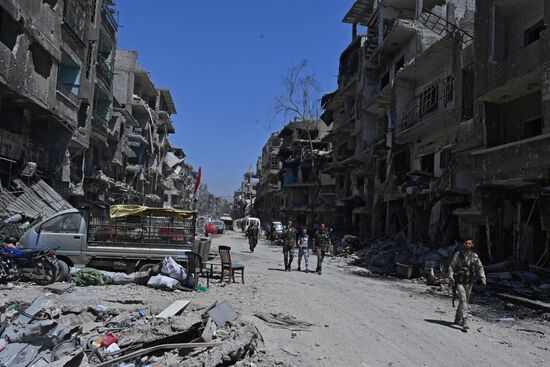 Yarmouk refugee camp in south of Damascus freed from militants