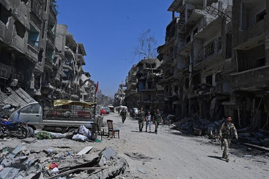 Yarmouk refugee camp in south of Damascus freed from militants