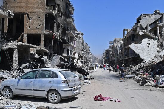 Yarmouk refugee camp in south of Damascus freed from militants