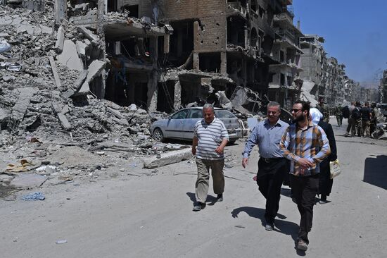 Yarmouk refugee camp in south of Damascus freed from militants