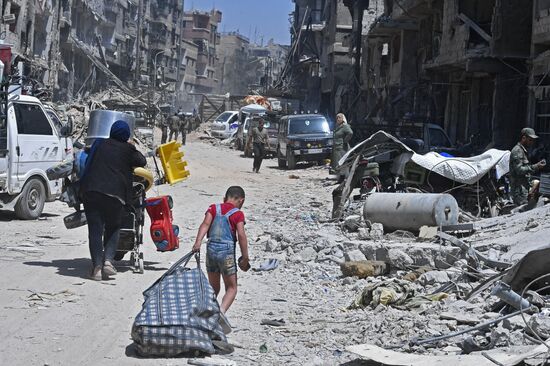 Yarmouk refugee camp in south of Damascus freed from militants