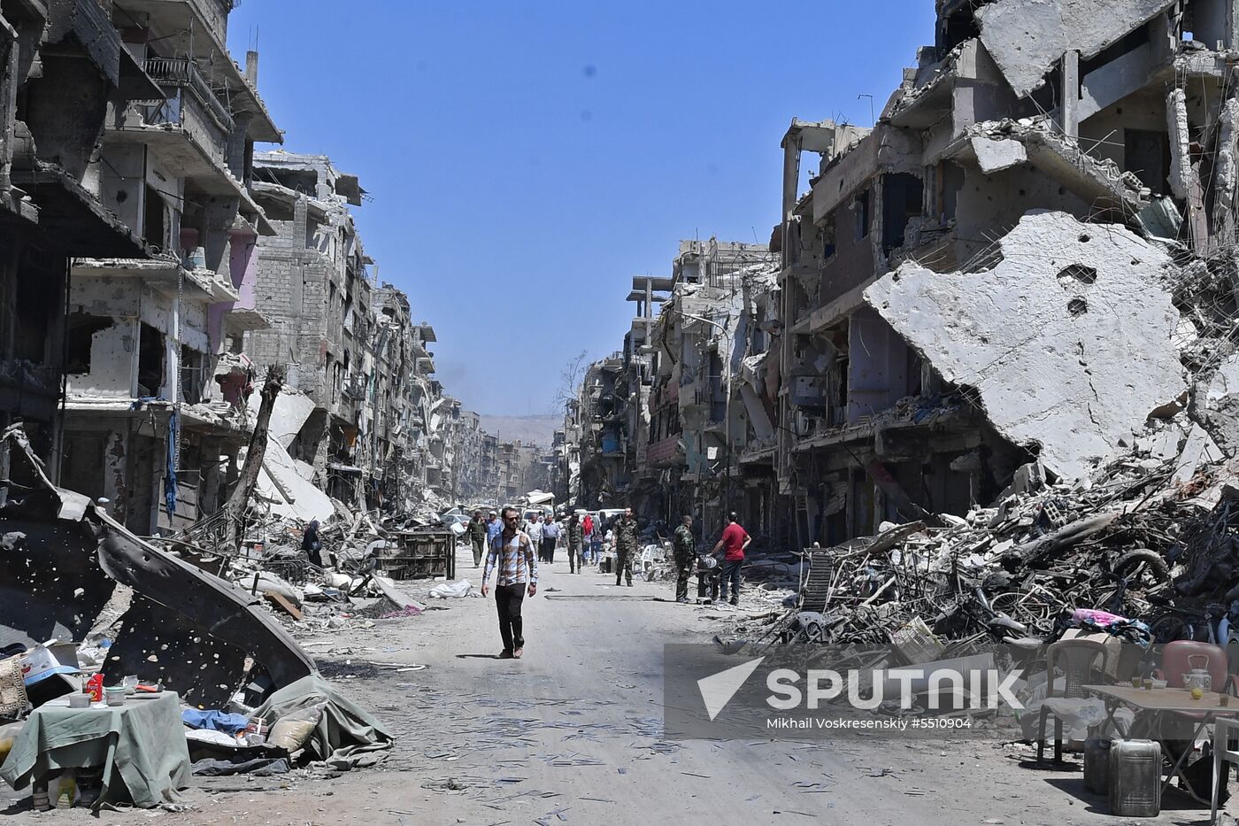 Yarmouk refugee camp in south of Damascus freed from militants