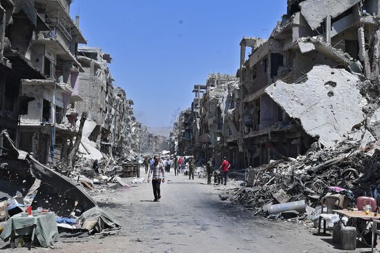 Yarmouk refugee camp in south of Damascus freed from militants