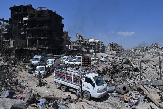 Yarmouk refugee camp in south of Damascus freed from militants