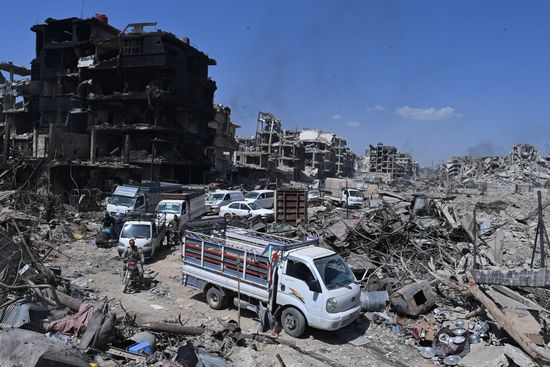 Yarmouk refugee camp in south of Damascus freed from militants