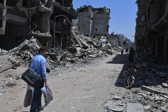 Yarmouk refugee camp in south of Damascus freed from militants