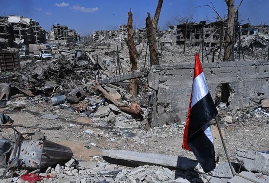 Yarmouk refugee camp in south of Damascus freed from militants