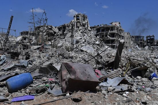 Yarmouk refugee camp in south of Damascus freed from militants