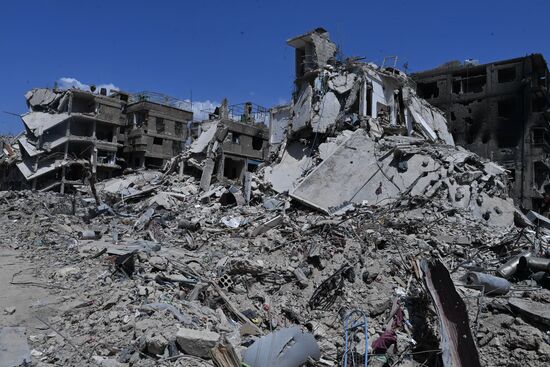 Yarmouk refugee camp in south of Damascus freed from militants
