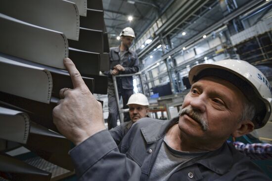 Opening of new shop at Siemens plant in St. Petersburg