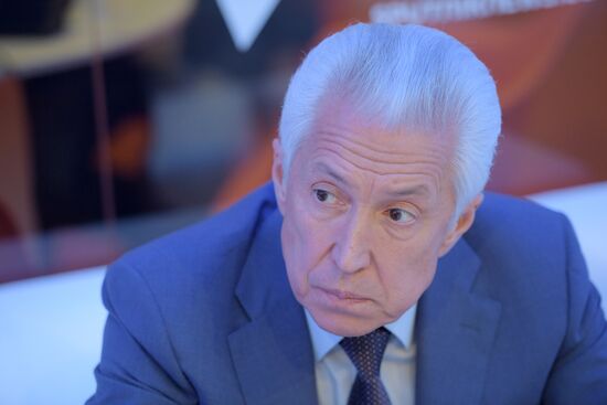 Rossiya Segodnya stand during day one at St. Petersburg International Economic Forum