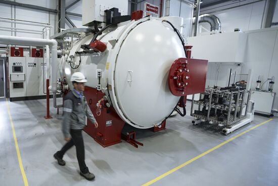 Opening of new shop at Siemens plant in St. Petersburg