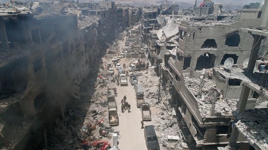 Yarmouk refugee camp in south of Damascus freed from militants