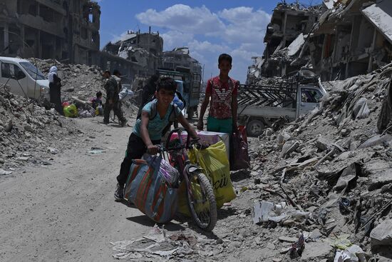 Yarmouk refugee camp in south of Damascus freed from militants