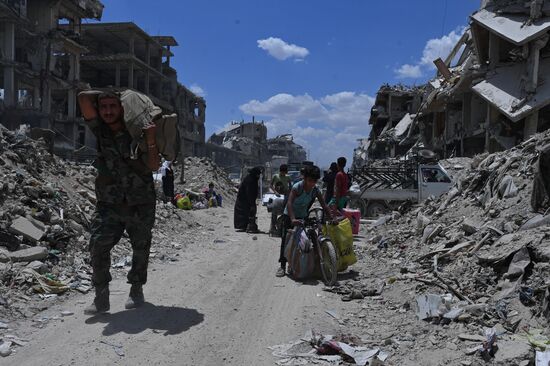 Yarmouk refugee camp in south of Damascus freed from militants