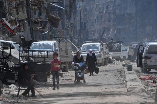 Yarmouk refugee camp in south of Damascus freed from militants
