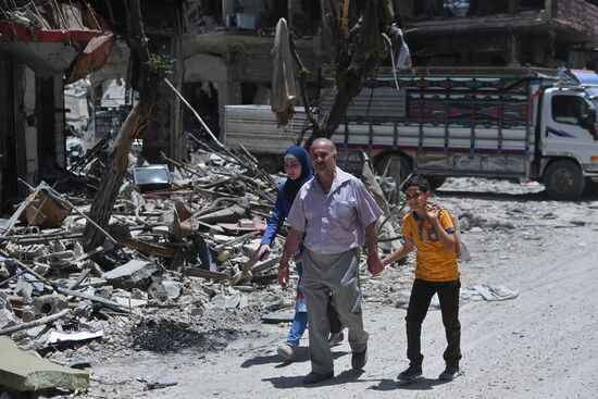 Yarmouk refugee camp in south of Damascus freed from militants