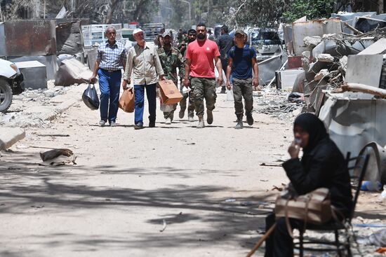 Yarmouk refugee camp in south of Damascus freed from militants