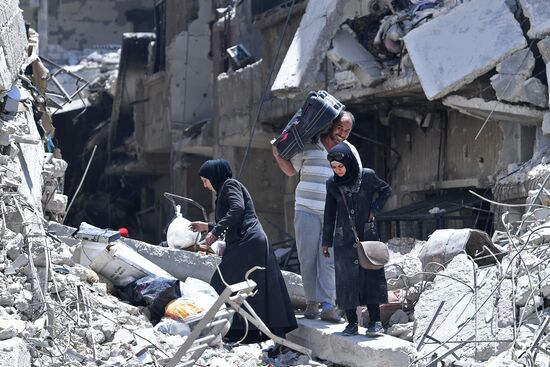 Yarmouk refugee camp in south of Damascus freed from militants