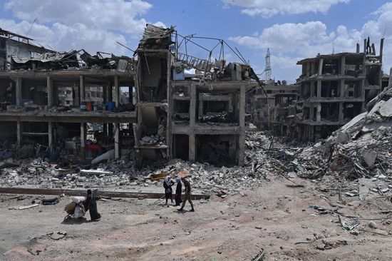 Yarmouk refugee camp in south of Damascus freed from militants