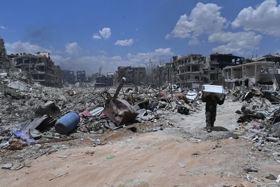 Yarmouk refugee camp in south of Damascus freed from militants