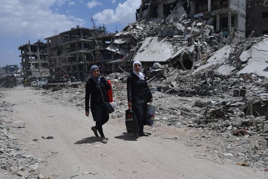 Yarmouk refugee camp in south of Damascus freed from militants