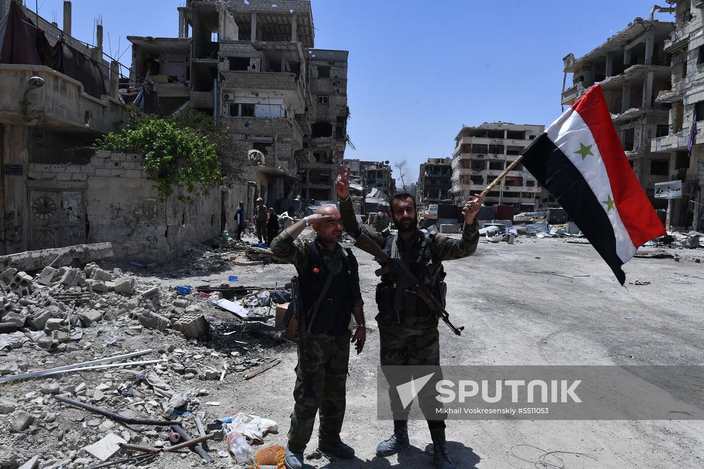 Yarmouk refugee camp in south of Damascus freed from militants