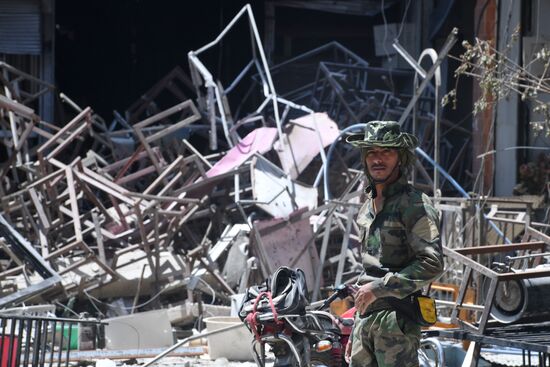 Yarmouk refugee camp in south of Damascus freed from militants