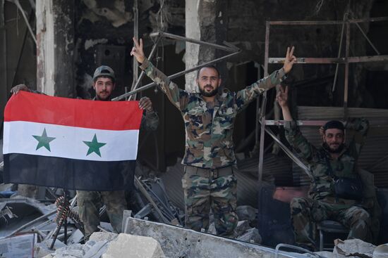 Yarmouk refugee camp in south of Damascus freed from militants