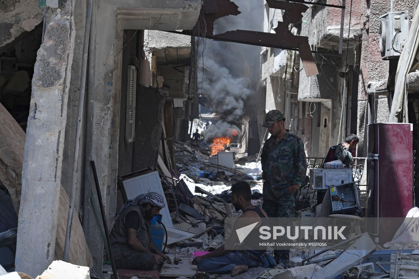 Yarmouk refugee camp in south of Damascus freed from militants