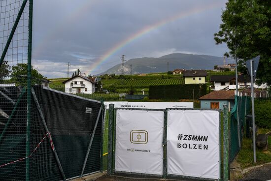 German team's training base in Eppan, Italy