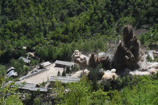 Punggye-ri nuclear test site in North Korea demolished