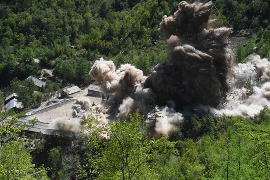 Punggye-ri nuclear test site in North Korea demolished