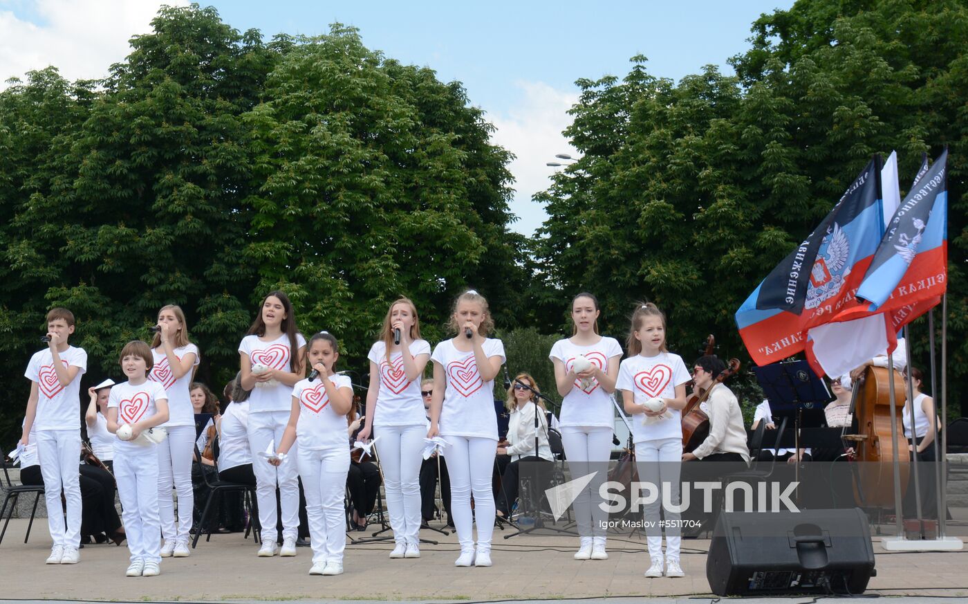 Memorial rally in Donetsk