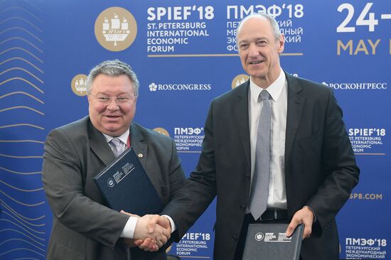 St. Petersburg International Economic Forum. Day two