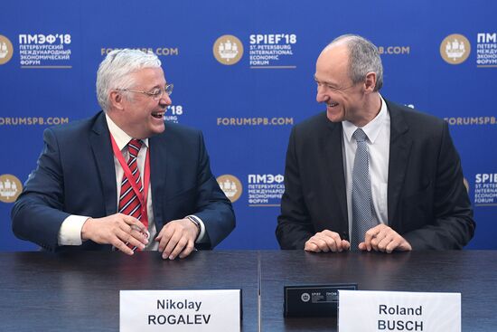 St. Petersburg International Economic Forum. Day two