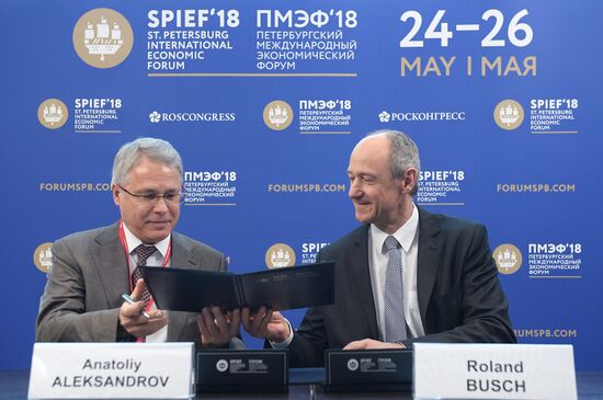 St. Petersburg International Economic Forum. Day two