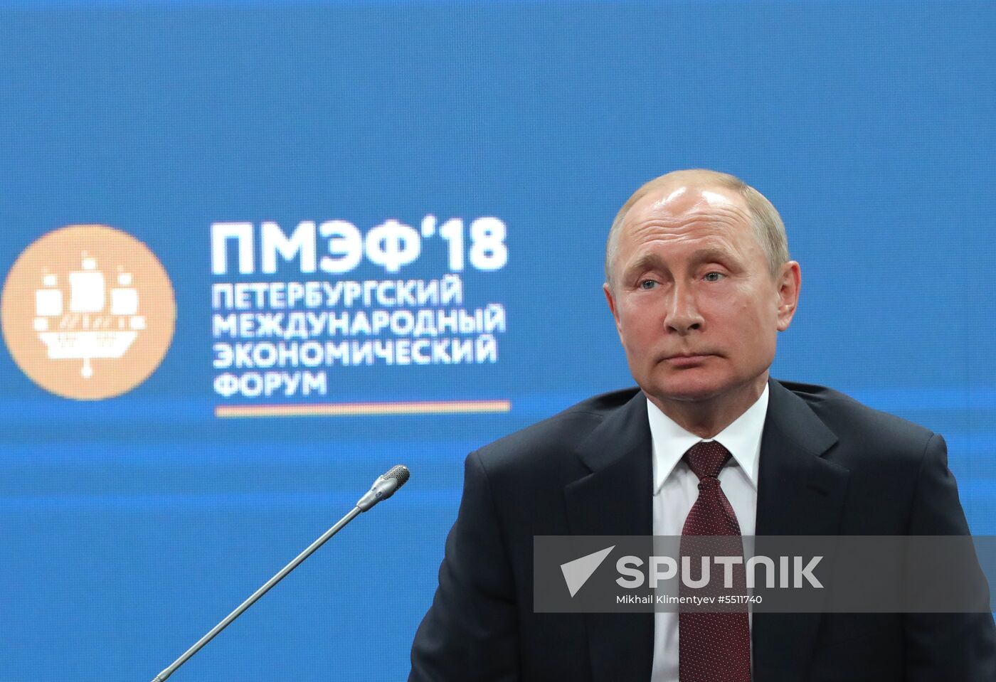 President Putin attends 2018 St. Petersburg International Economic Forum