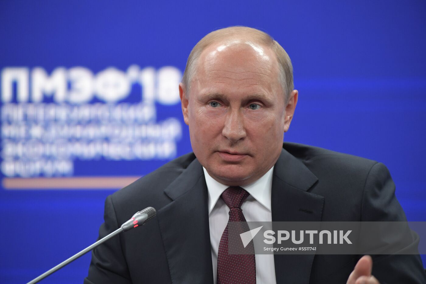 President Putin attends 2018 St. Petersburg International Economic Forum