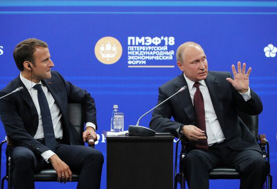 President Putin attends 2018 St. Petersburg International Economic Forum