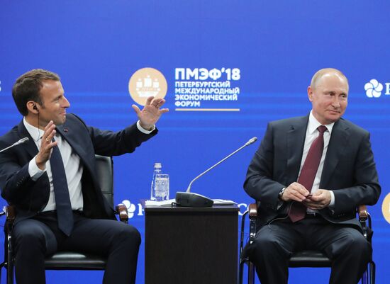 President Putin attends 2018 St. Petersburg International Economic Forum