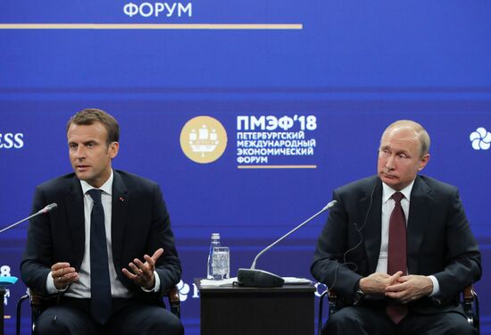 President Putin attends 2018 St. Petersburg International Economic Forum