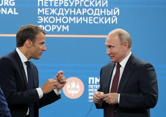 President Putin attends 2018 St. Petersburg International Economic Forum