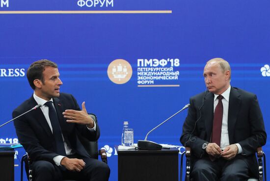 President Putin attends 2018 St. Petersburg International Economic Forum