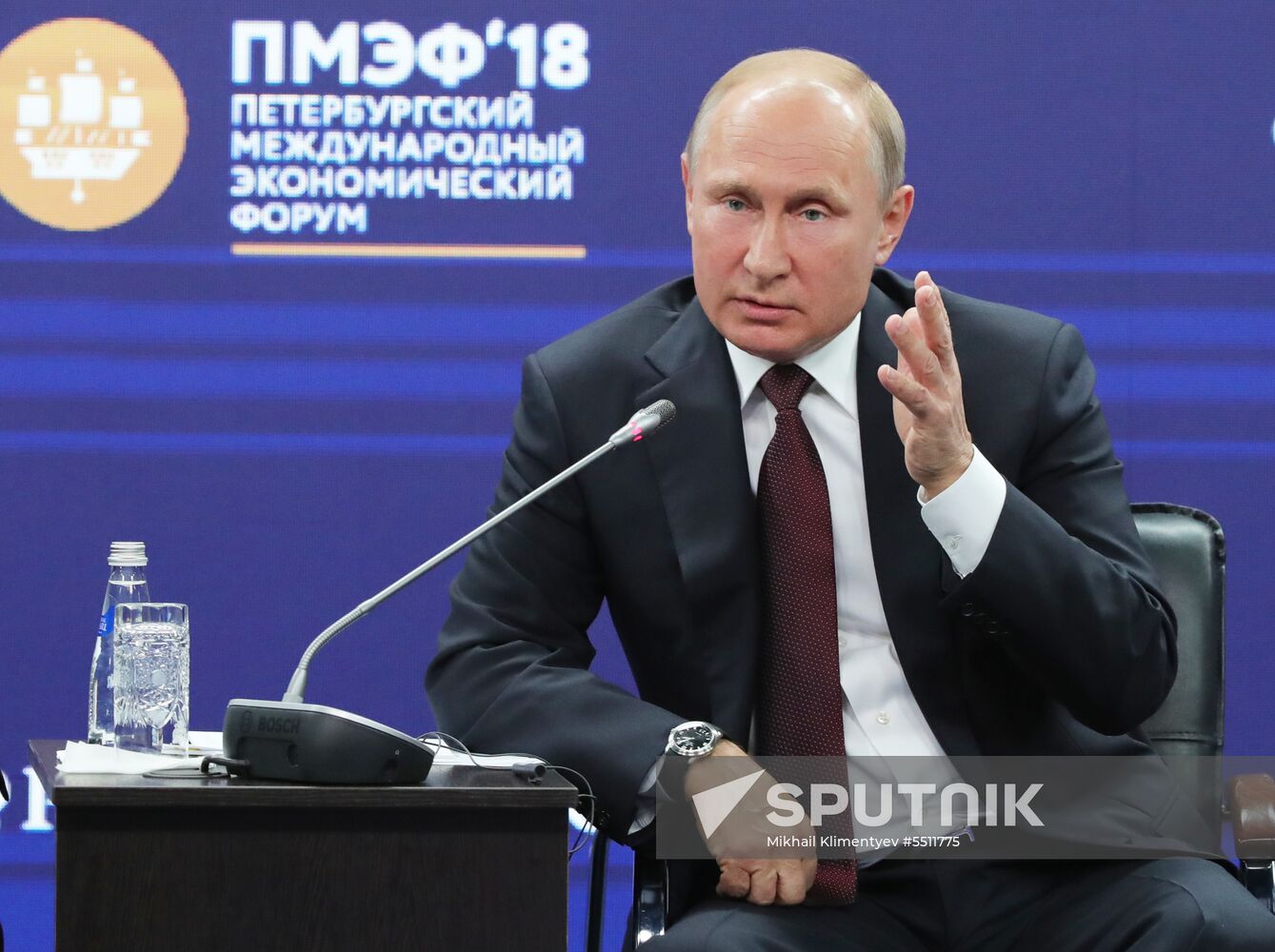 President Putin attends 2018 St. Petersburg International Economic Forum